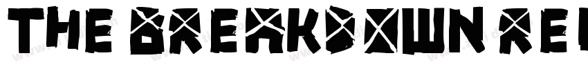 The Breakdown Regula字体转换